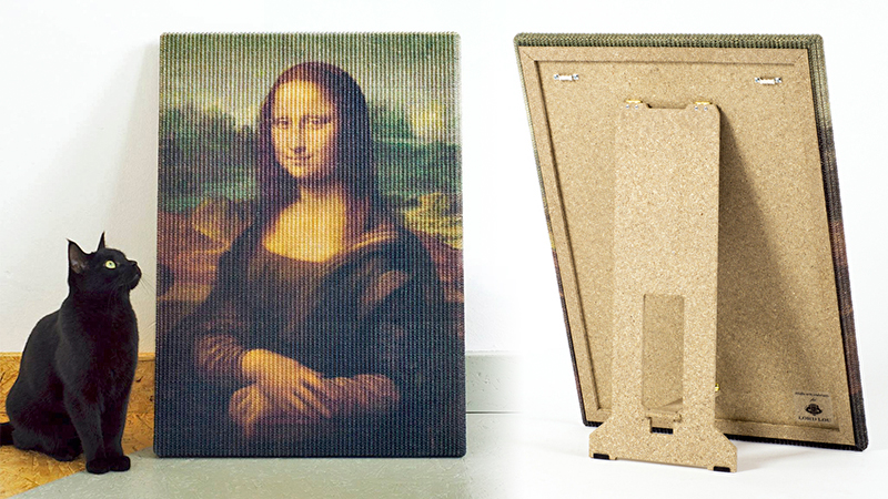 Illustration for article titled Masterpiece Scratching Posts Let Your Cats Destroy Priceless Works of Art